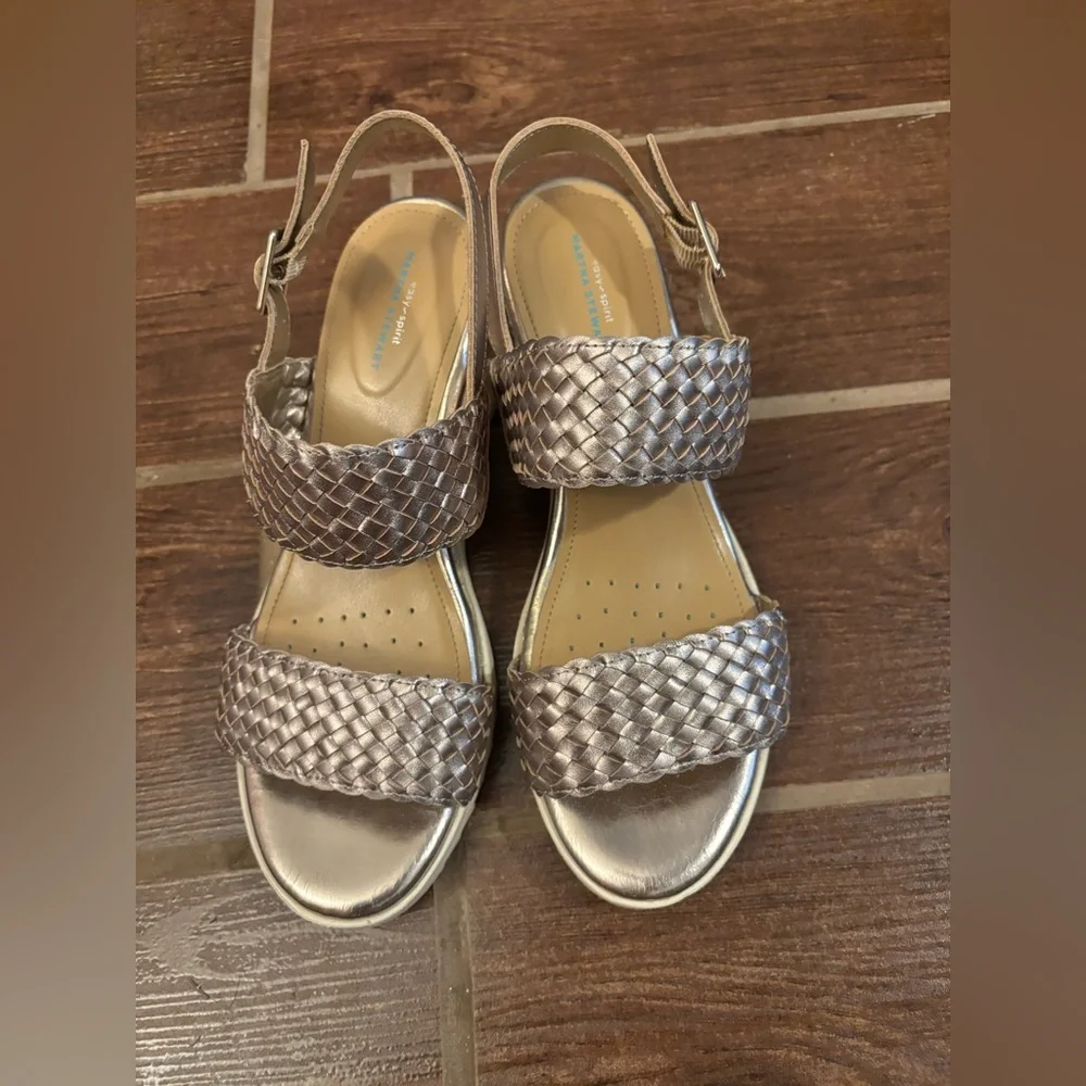 Easy Spirit Martha Stuart Sezuri Leather Sandals Strappy 8.5